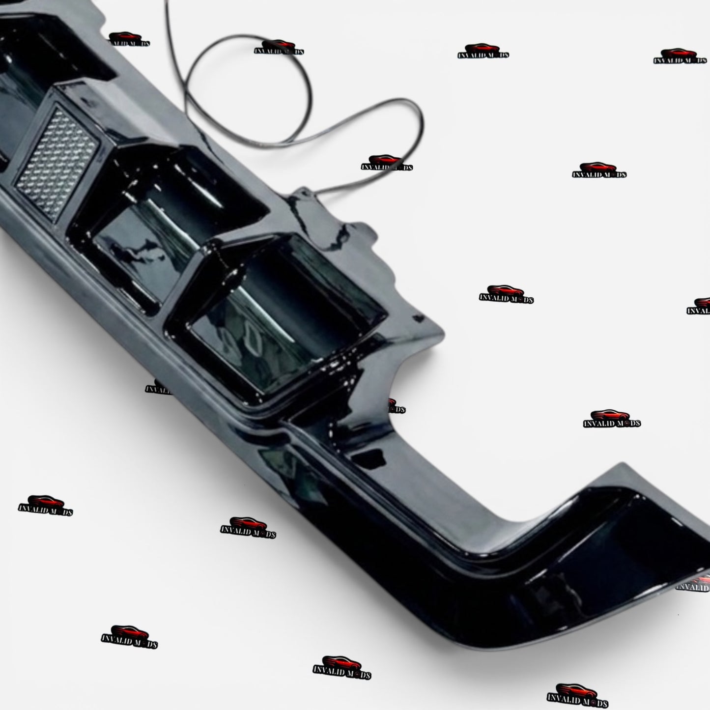 BMW E60 5 Series Rear Diffuser with F1-Style LED Light | Sporty ABS Upgrade