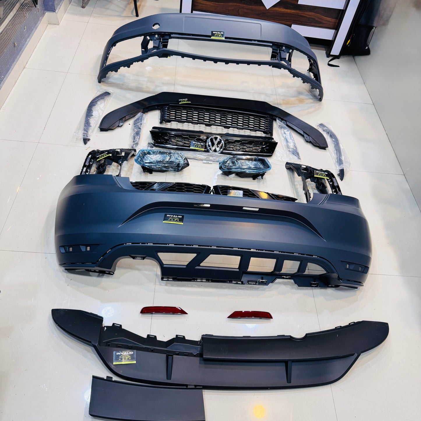 VW Polo GT Body Kit (2010-2020) – ABS Plastic | Aftermarket Unpainted Kit