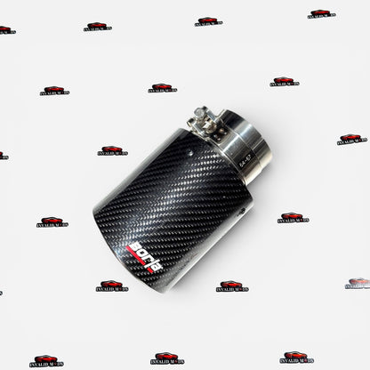 Borla Carbon Fiber Exhaust Tip | Universal 64mm Inlet Stainless Steel Exhaust Tip