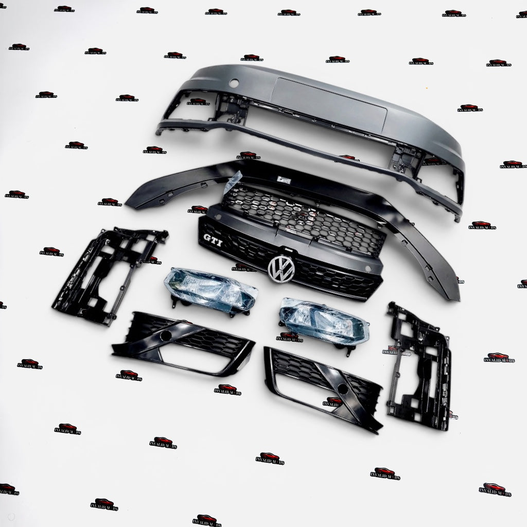 Volkswagen Polo GTI Style Front Body Kit (2010–2020) | Aftermarket Sporty Front Bumper Upgrade & Aero Styling Kit