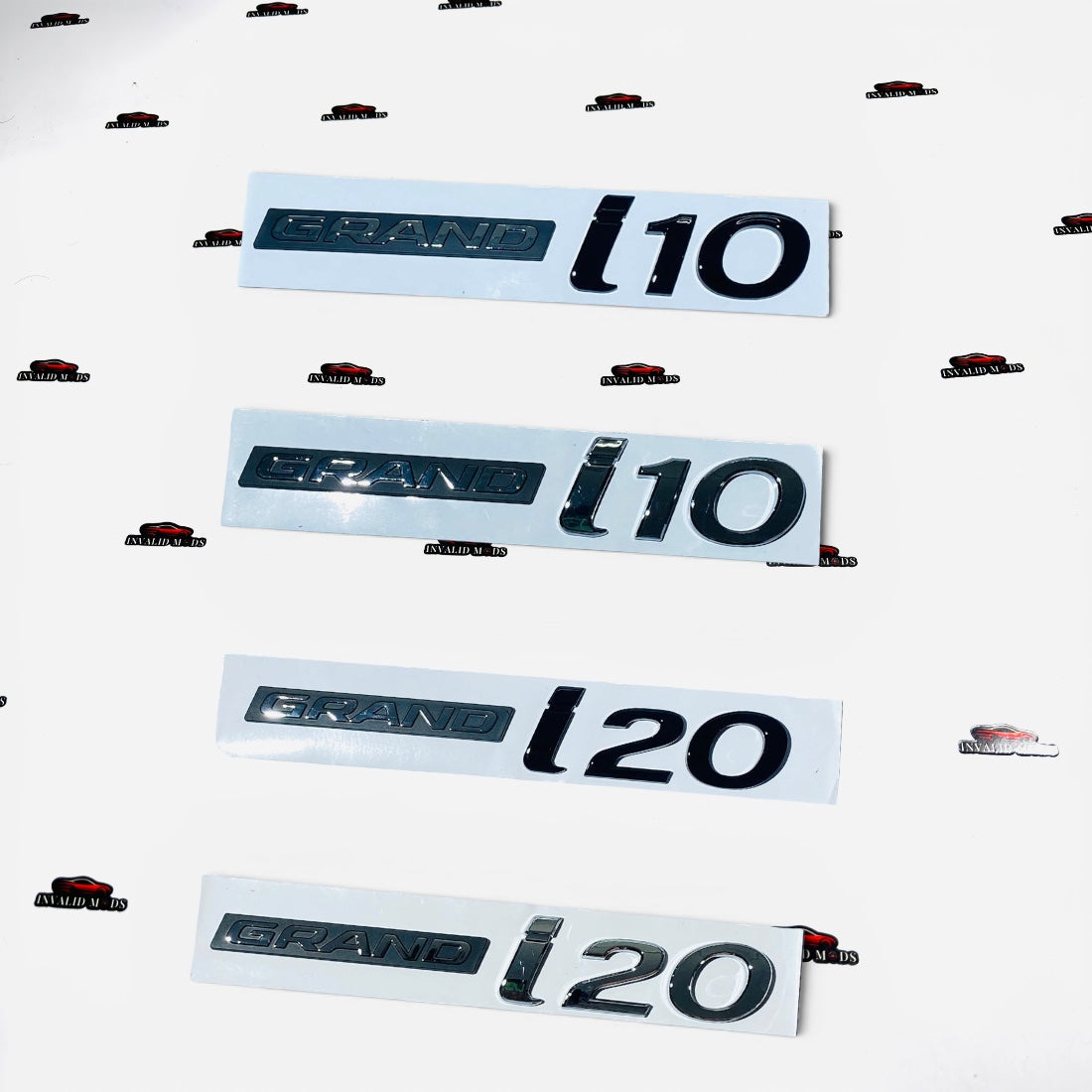 Hyundai Grand i10 & i20 Rear Emblems | OEM-Style Replacement Logo Badges