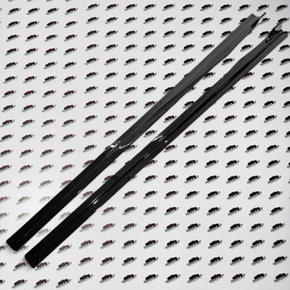 Honda City Side Skirts Glossy Black | Sporty Side Extensions Upgrade (2020+)