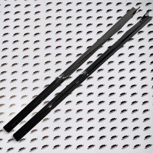 Honda City Side Skirts Glossy Black | Sporty Side Extensions Upgrade (2020+)