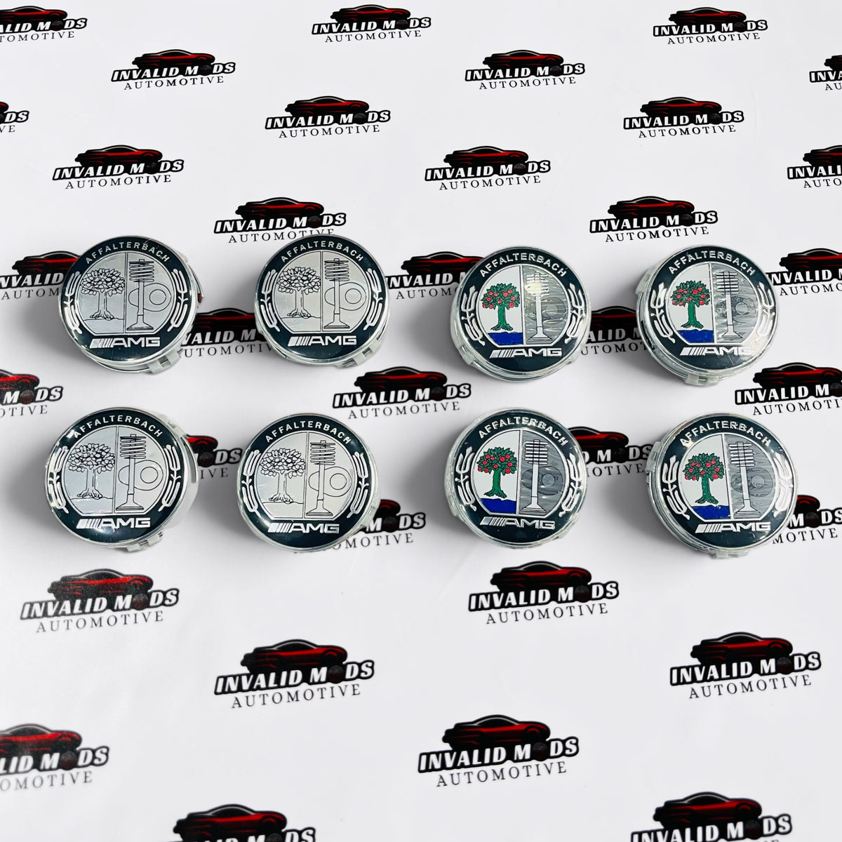 AMG Traditional Affalterbach Wheel Center Caps (77mm) | Mercedes-Benz Alloy Wheel Caps – Set of 4