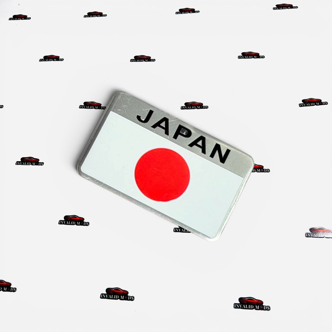 Premium Japan Metal Emblem Sticker – Universal Fit for Vehicles & Gear
