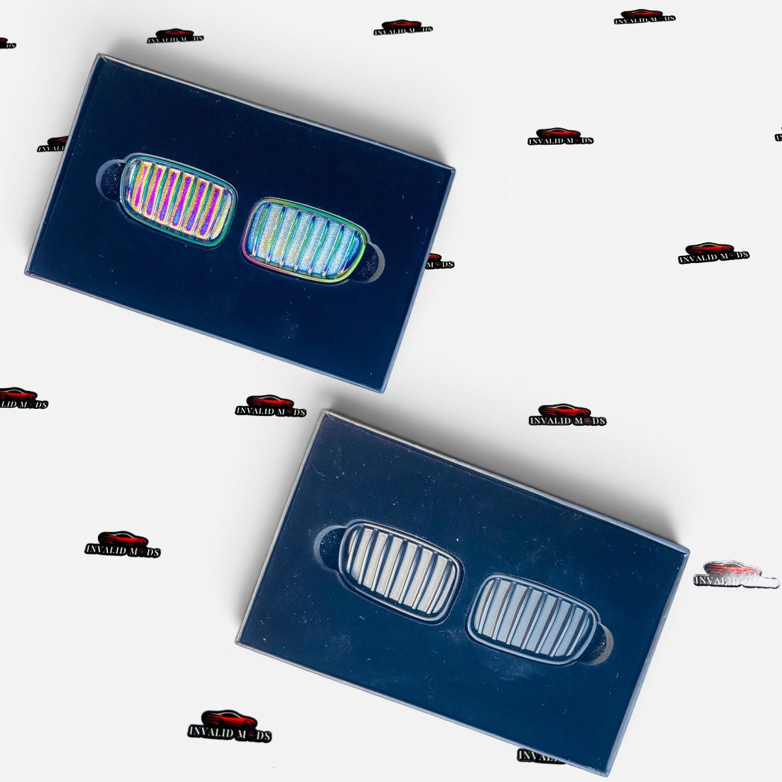 BMW Kidney Grille Style Car Air Freshener | Magnetic AC Vent Perfume Diffuser | BMW Car Accessories