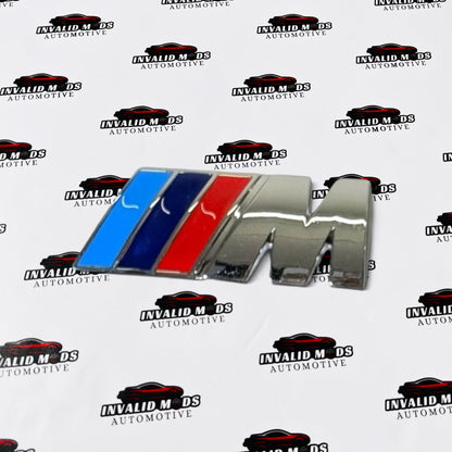 BMW M Performance Rear Emblem Badge | Standard Size Trunk Logo Replacement with Multiple Colours