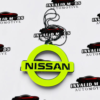 Neon Fluorescent Car Mirror Hanging for All Cars – Stylish Car Interior Accessory
