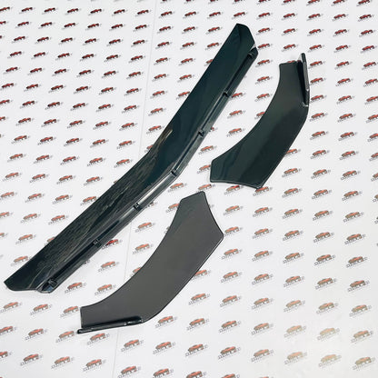 Universal Rocket Splitter Set of 3 – Premium Glossy Black | Sporty & Aggressive Exterior Upgrade