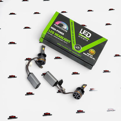 Max Vision M26 Pro 320W LED Headlight Bulbs | Universal Plug & Play Car Headlight Upgrade | Multiple Plug Types