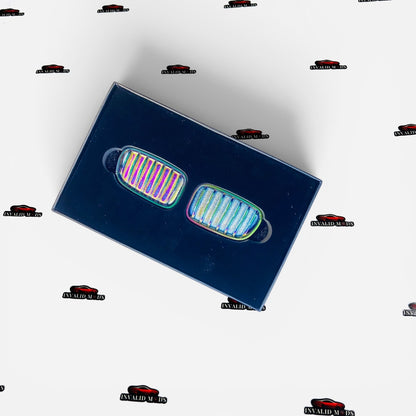 BMW Kidney Grille Style Car Air Freshener | Magnetic AC Vent Perfume Diffuser | BMW Car Accessories