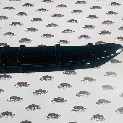 VW Virtus Rear Bumper Diffuser | Sporty ABS Rear Styling Upgrade