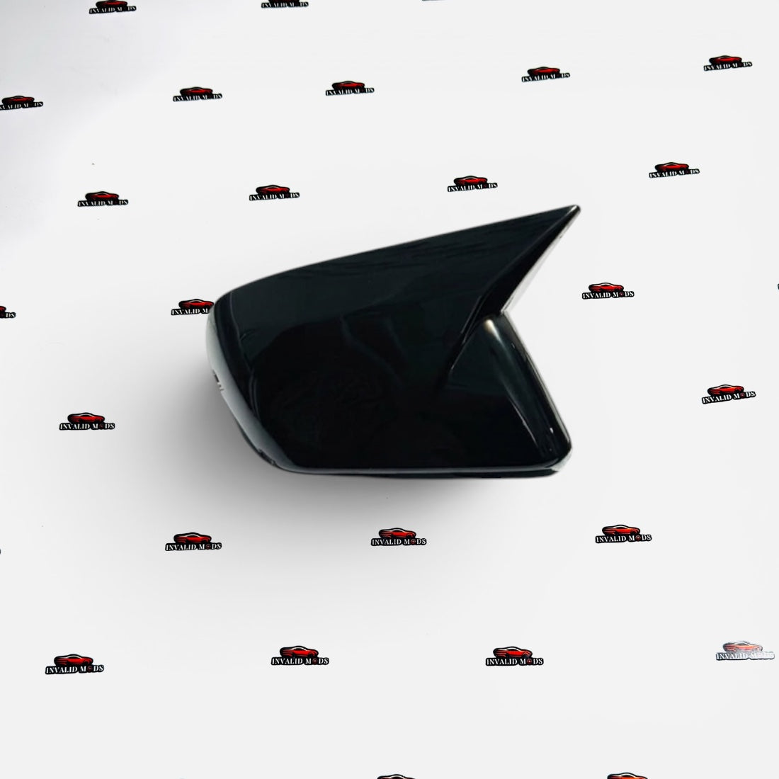 Ford Mustang 2016-2023 Batman Style Mirror Covers | Gloss Black ABS Side Mirror Caps
