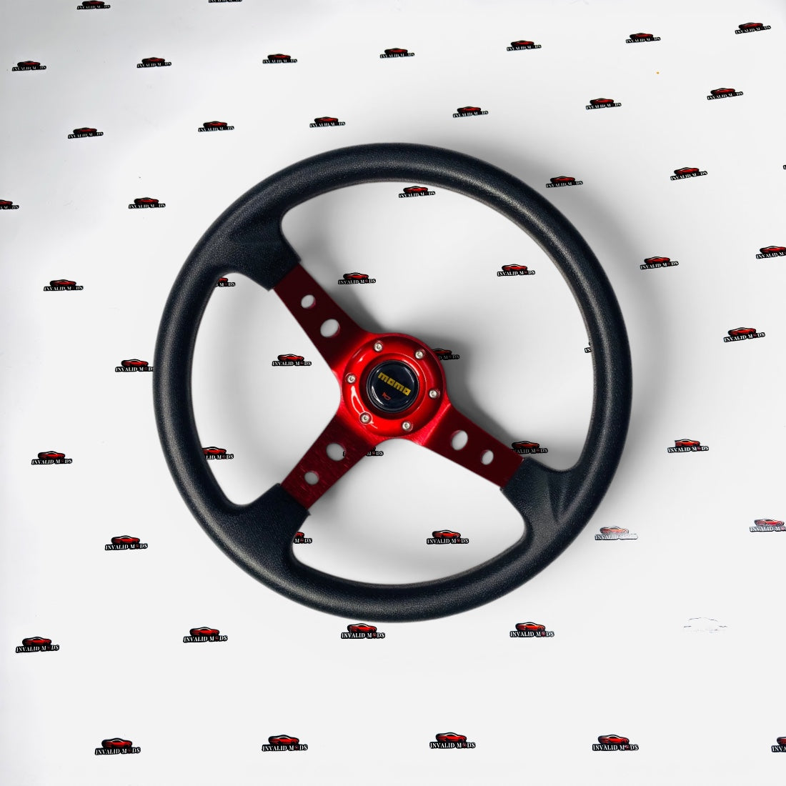 MOMO Deep Dish 14-Inch Steering Wheel – Universal Racing Style