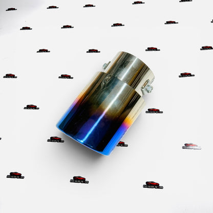 HKS Burnt Finish Single Exhaust Tip | Premium Round & Oval Outlet | Universal Stainless Steel Performance Exhaust Tip