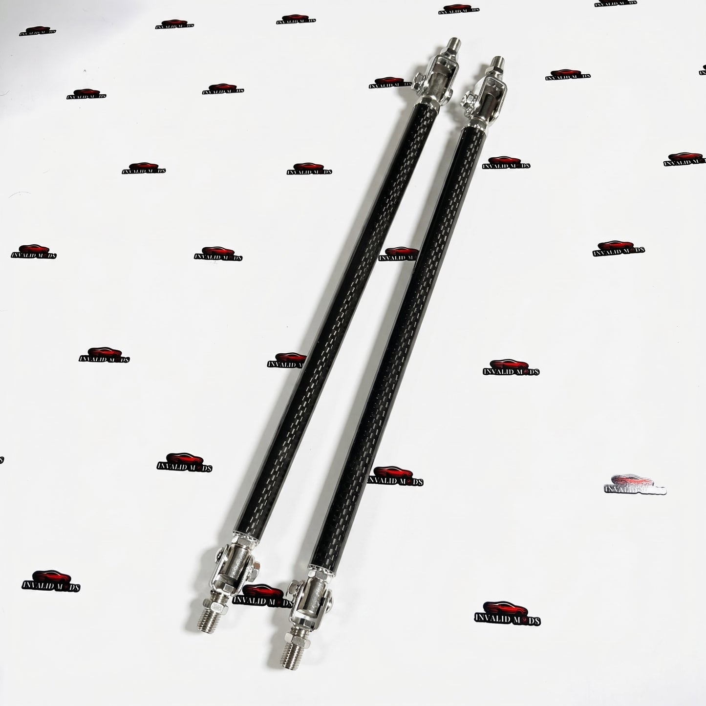 Universal Extendable Splitter Support Rods 20cm | Adjustable Front Bumper Struts