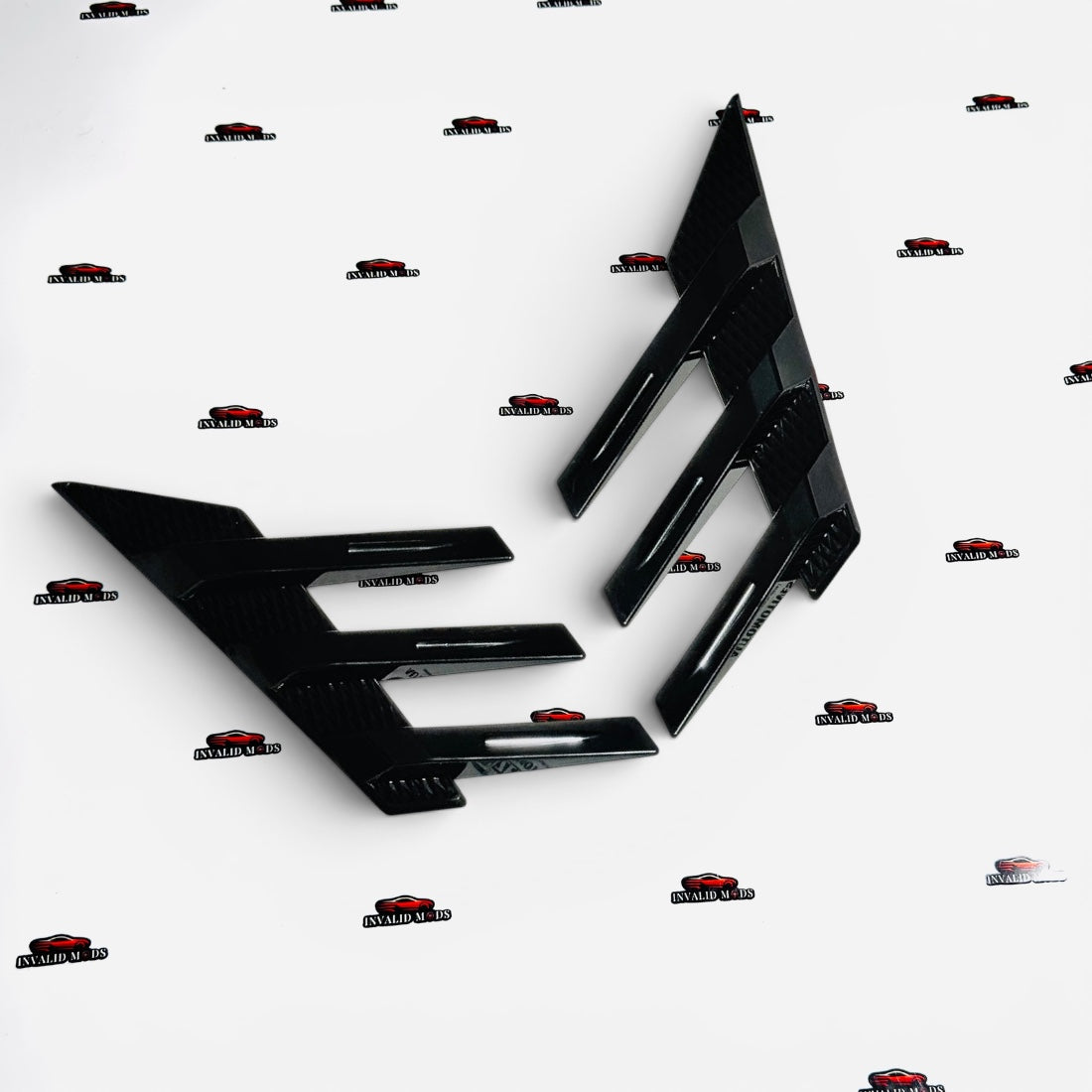 Universal Rear Windshield Spoiler Fins | Roof Window Air Splitters in Multiple Colors