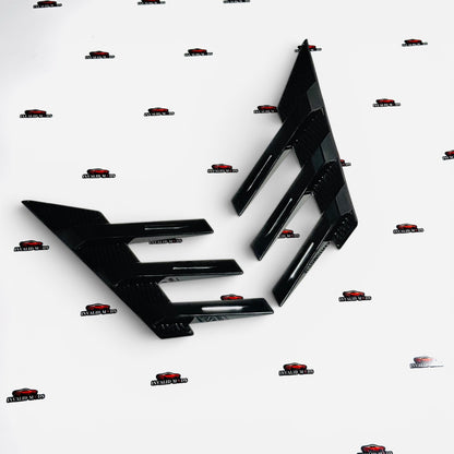 Universal Rear Windshield Spoiler Fins | Roof Window Air Splitters in Multiple Colors