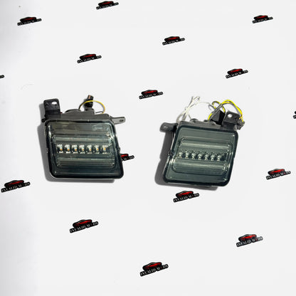 Mahindra Thar Clear Glass LED DRL Lights (Set of 2) | Daytime Running Lights Upgrade