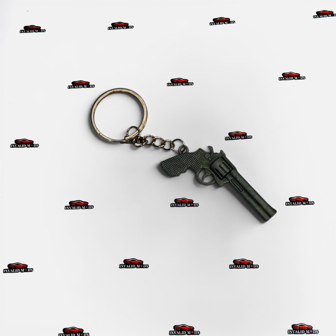 Revolver Style Keychain | Premium Metal Key Ring for Car & Bike Enthusiasts