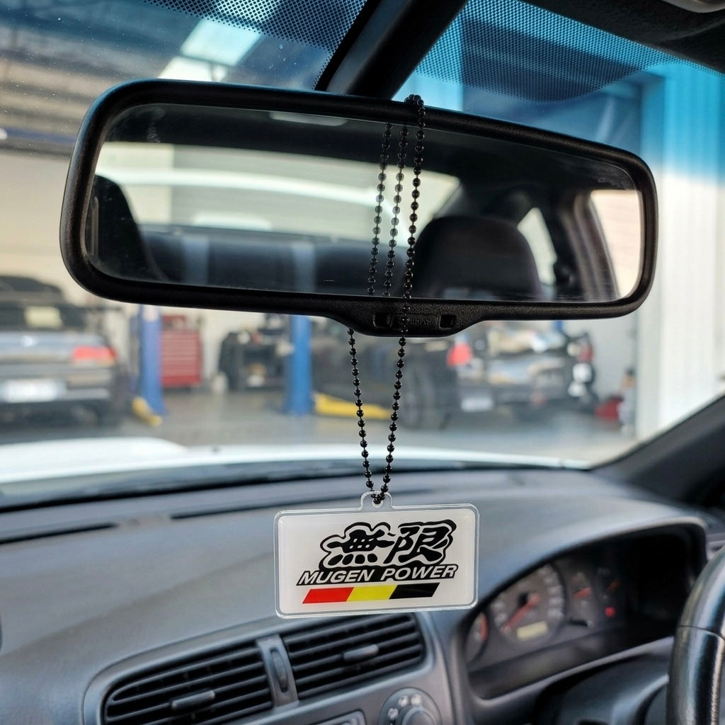 Car Mirror Hanging Ornament – Double-Sided Printed Interior Accessory
