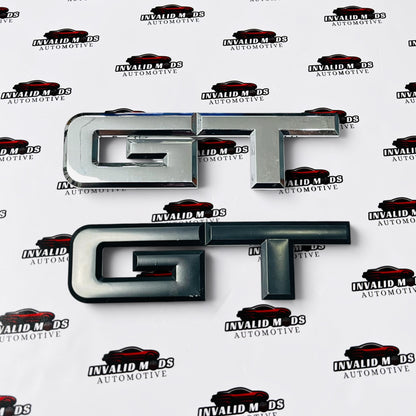 GT Metal Emblem – Big Size | Premium Car Exterior Badge