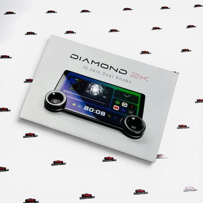 Diamond 2K 10.36" Android Car Multimedia Player – Dual Knob Control
