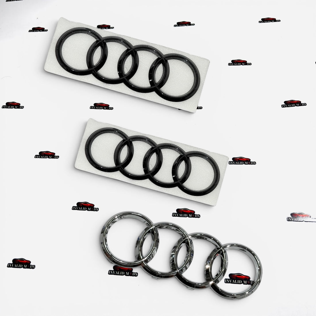 Audi Replacement Logo | OEM-Style Front & Rear Emblem Badge