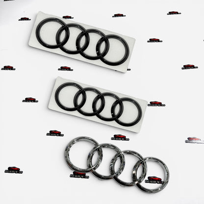 Audi Replacement Logo | OEM-Style Front & Rear Emblem Badge
