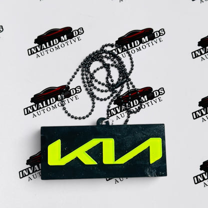 Neon Fluorescent Car Mirror Hanging for All Cars – Stylish Car Interior Accessory