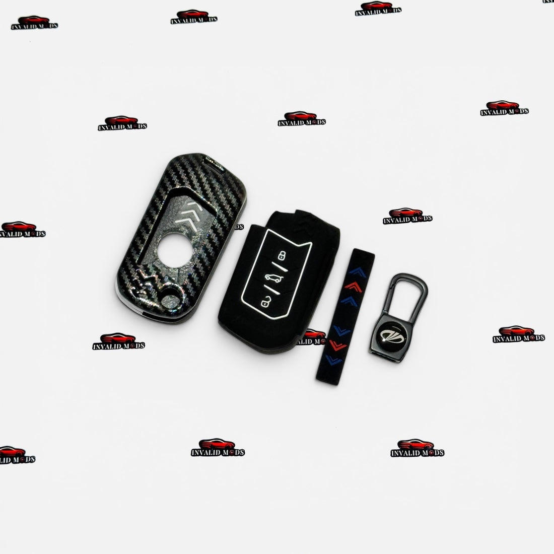 Mahindra Car Key Cover | Premium TPU Key Case | Lightweight & Scratch-Resistant