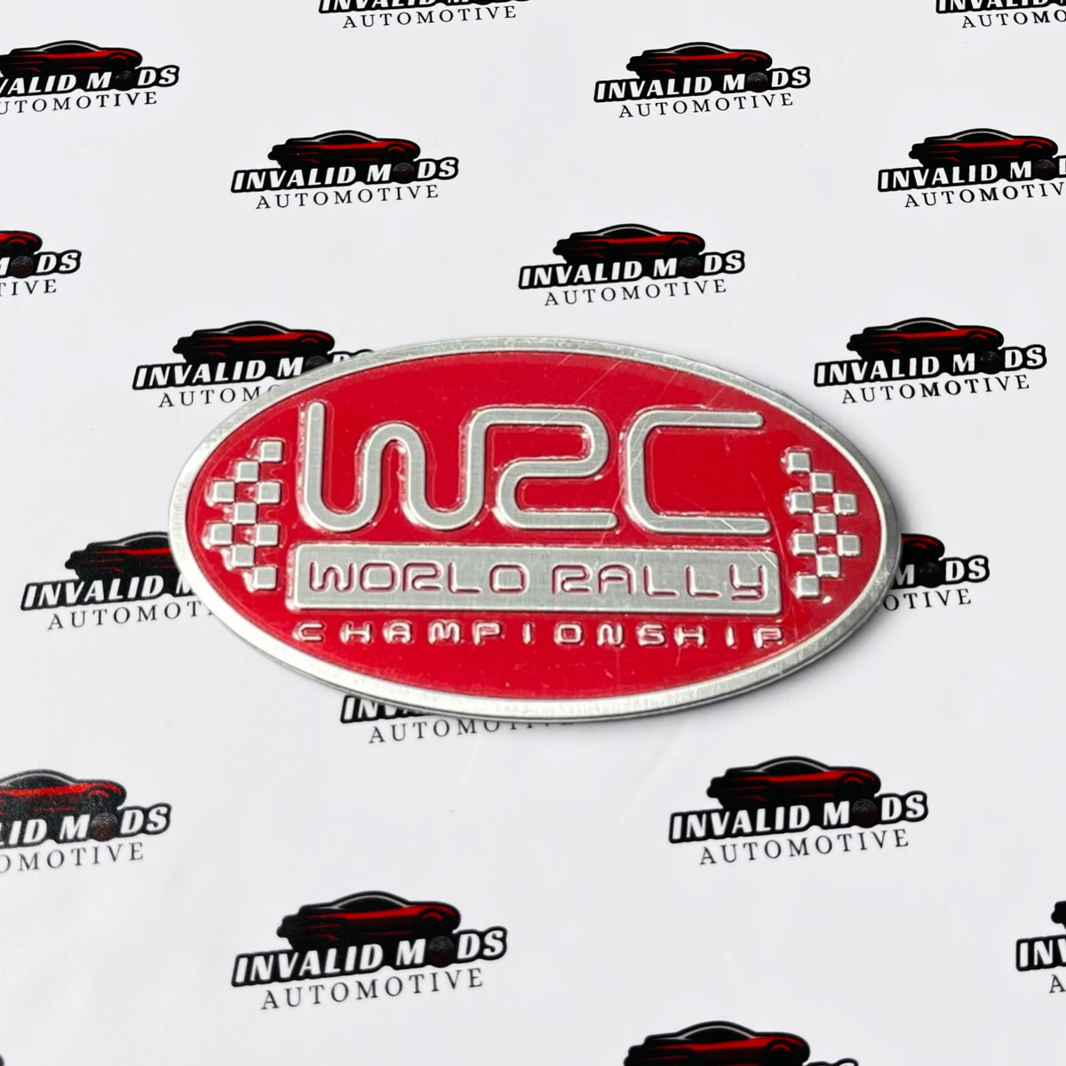 WRC Stickers for Cars | Rally Racing Decals in Black & Red Color Options