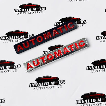 Automatic 3D Metal Sticker – Universal Aftermarket Car Emblem Badge for Vehicles