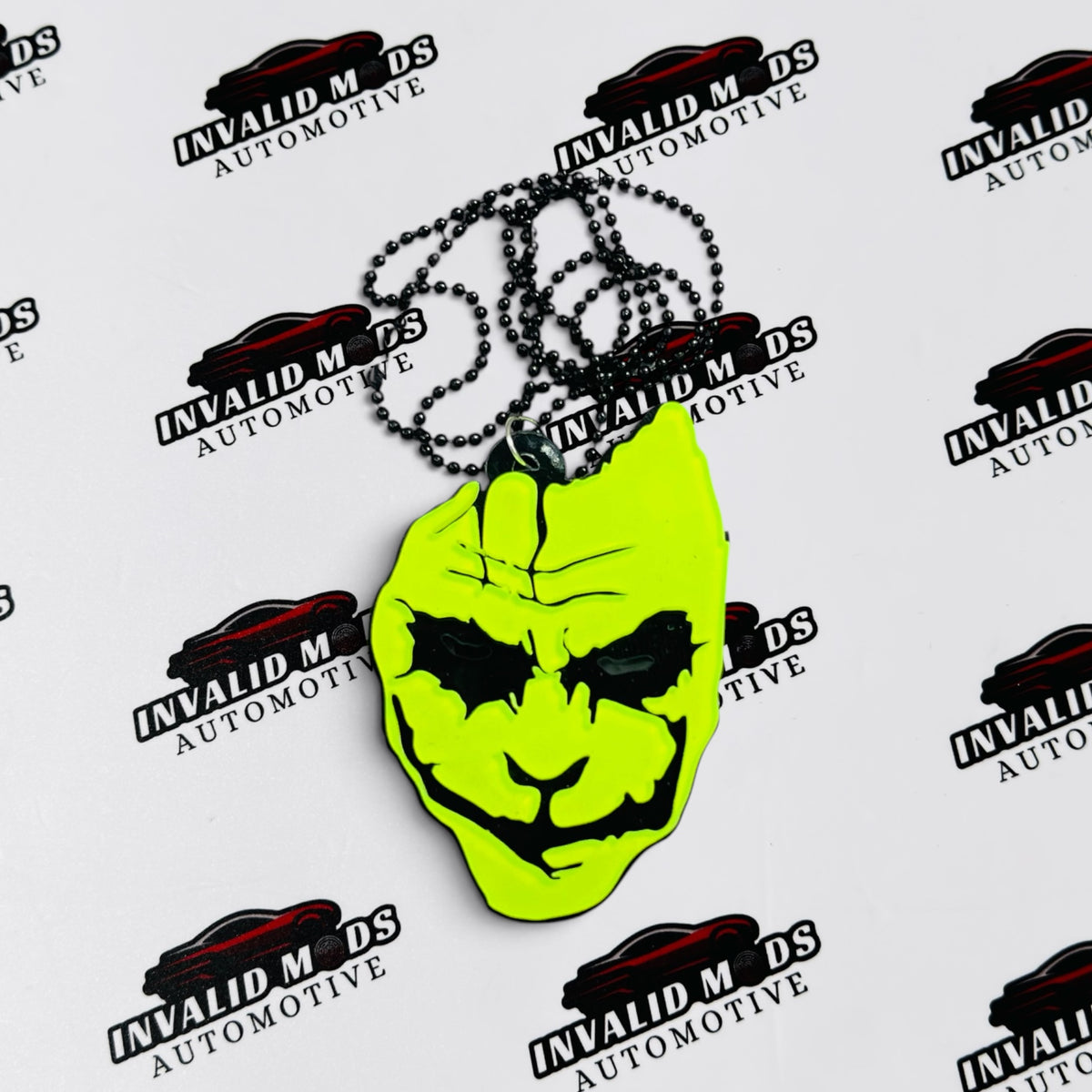 Neon Fluorescent Car Mirror Hanging – Marvel & DC Superhero Collection
