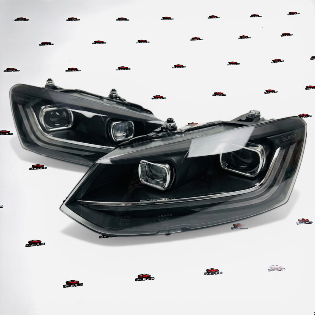Volkswagen Polo Passat-Style Dual Projector Headlights – Aftermarket LED Headlamp Upgrade