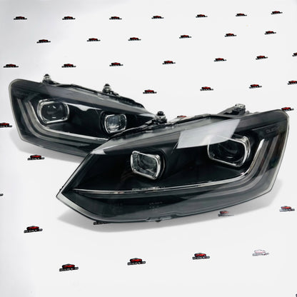 Volkswagen Polo Passat-Style Dual Projector Headlights – Aftermarket LED Headlamp Upgrade