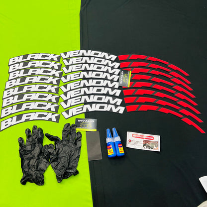 Car Tyre Stickers (Set of 8 for 4 Tyres)