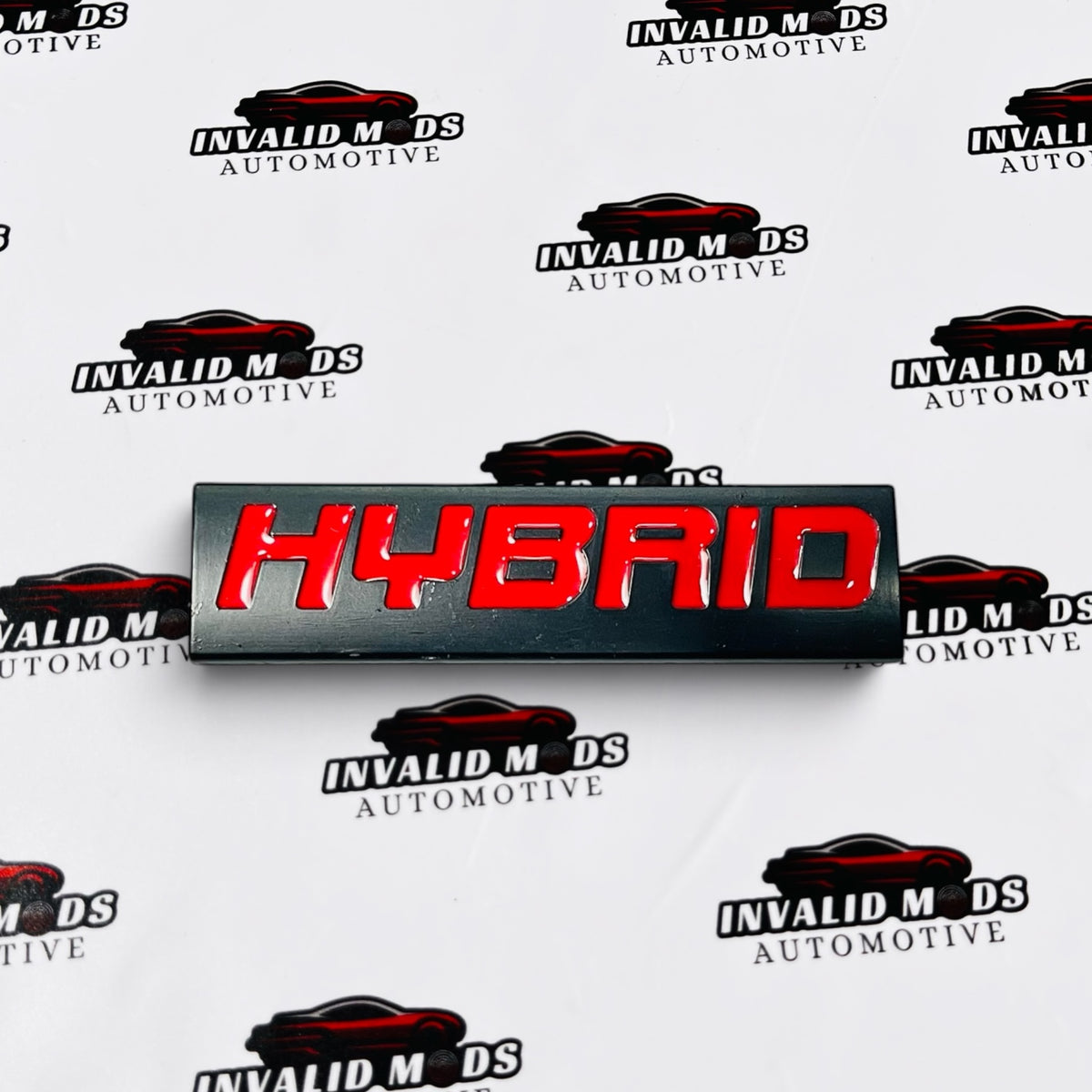 HYBRID Car Exterior Sticker | Automotive Decal for Hybrid Vehicles