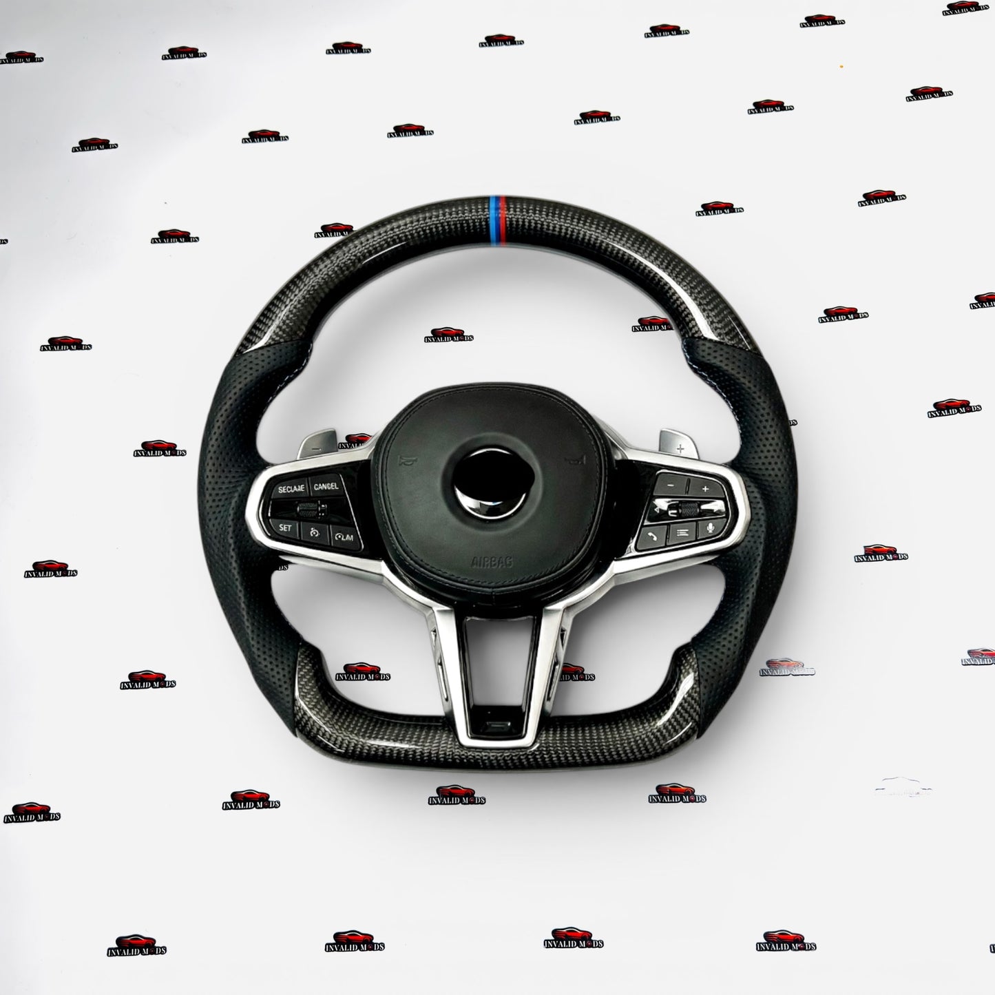 BMW i-Series Original Carbon Fiber Steering Wheel – Premium Upgrade