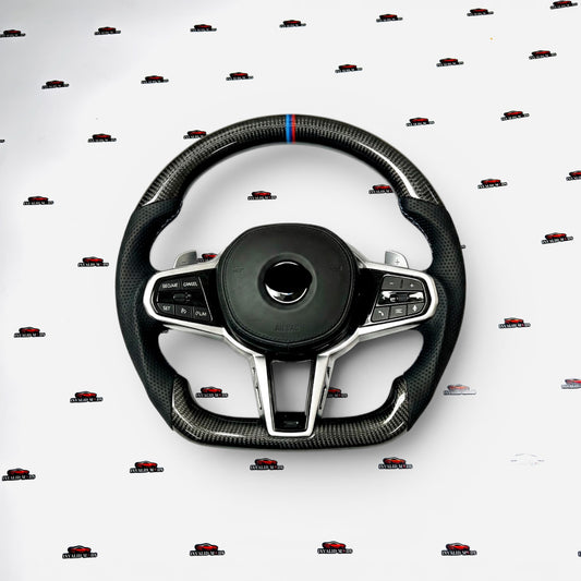 BMW i-Series Original Carbon Fiber Steering Wheel – Premium Upgrade