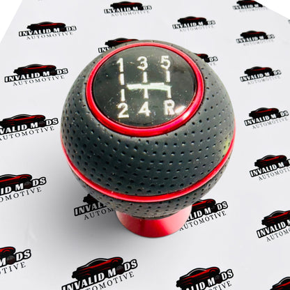 MOMO JDM Style Round Gear Knob | Premium Leather Finish