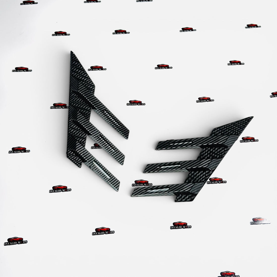 Universal Rear Windshield Spoiler Fins | Roof Window Air Splitters in Multiple Colors