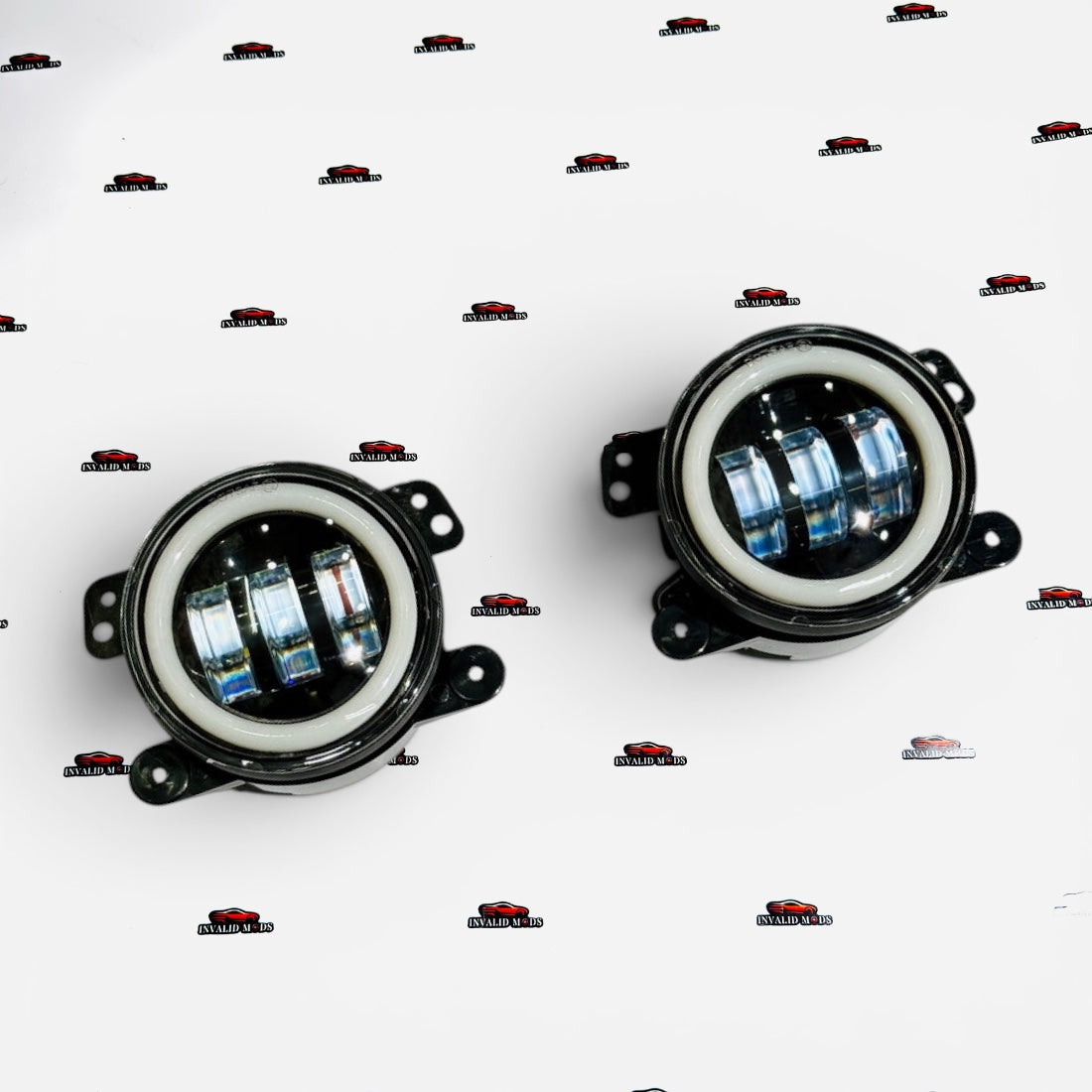 Universal Amber Ring DRL LED Fog Light | 3 Lighting Modes | Plug & Play Fog Lamp Upgrade