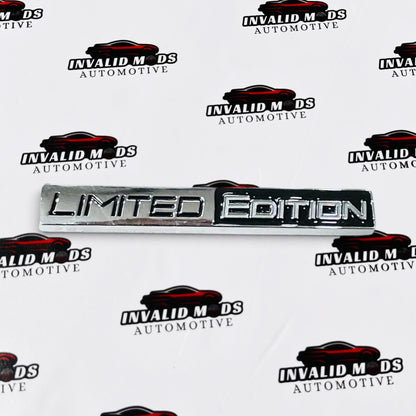 Limited Edition Car Emblem | Premium Exterior Badge