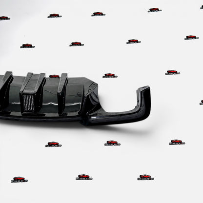BMW F10 M5 Style Rear Diffuser with F1 LED Light | Sporty Rear Bumper Upgrade