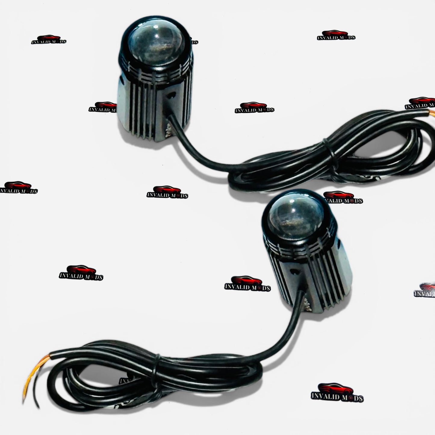 Mini Dual-Color Auxiliary LED Lights (White & Yellow) – Universal Fit for Car, Bike & SUV | Set of 2
