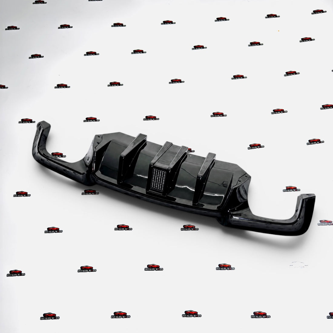 BMW F10 M5 Style Rear Diffuser with F1 LED Light | Sporty Rear Bumper Upgrade