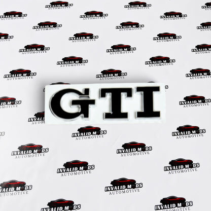 VW Polo GTI & GTD Emblems | High-Quality OEM-Style Badge Set