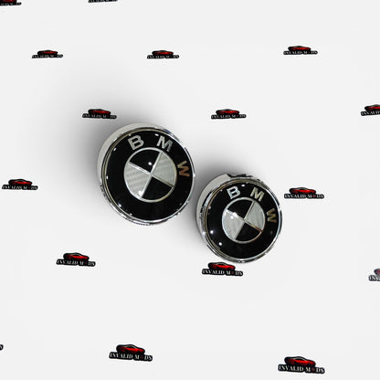 BMW Replacement Logo Set of 2 | Front & Rear Emblem Badge Kit