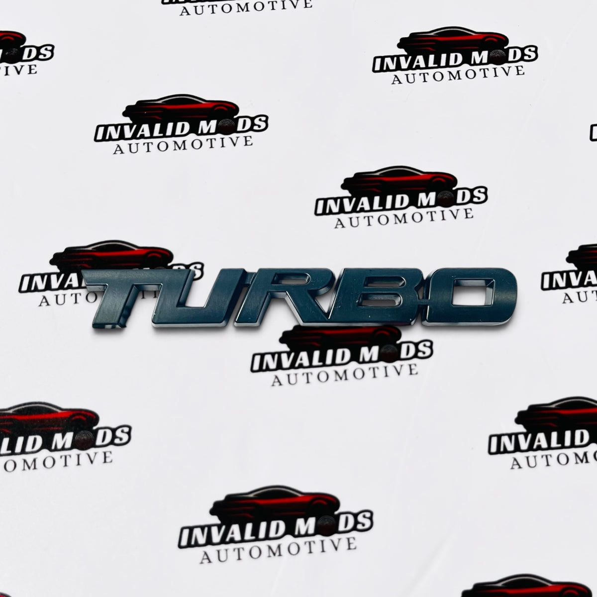 Turbo Metal Sticker Emblem | Universal Performance Car Badge